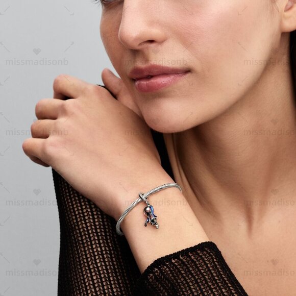 Pandora Marvel Spider-Man Miles Morales Dangle Charm - Picture 5 of 6